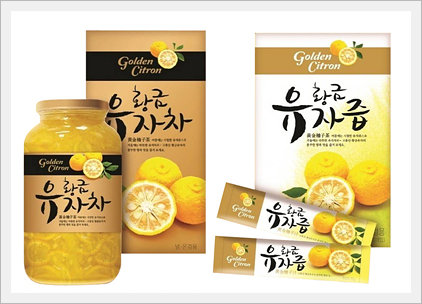 Gold Yuzu Citron Tea & Gold Yuzu Citron Ju...